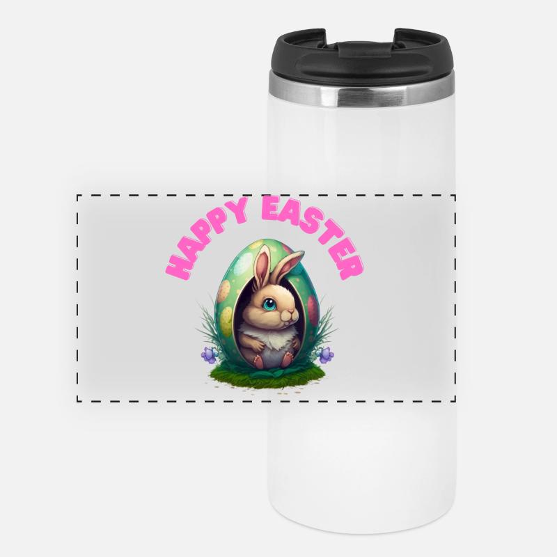Happy Easter Happy Easter - Panoramic Thermal Cup - white