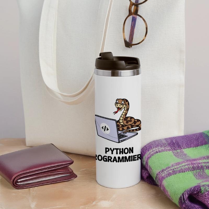 Programmierer Computer Code Developer Statement Panorama Thermobecher