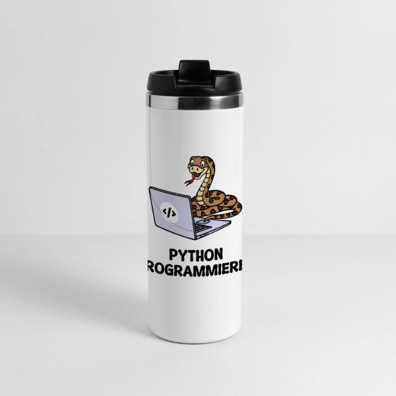 Programmierer Computer Code Developer Statement Panorama Thermobecher