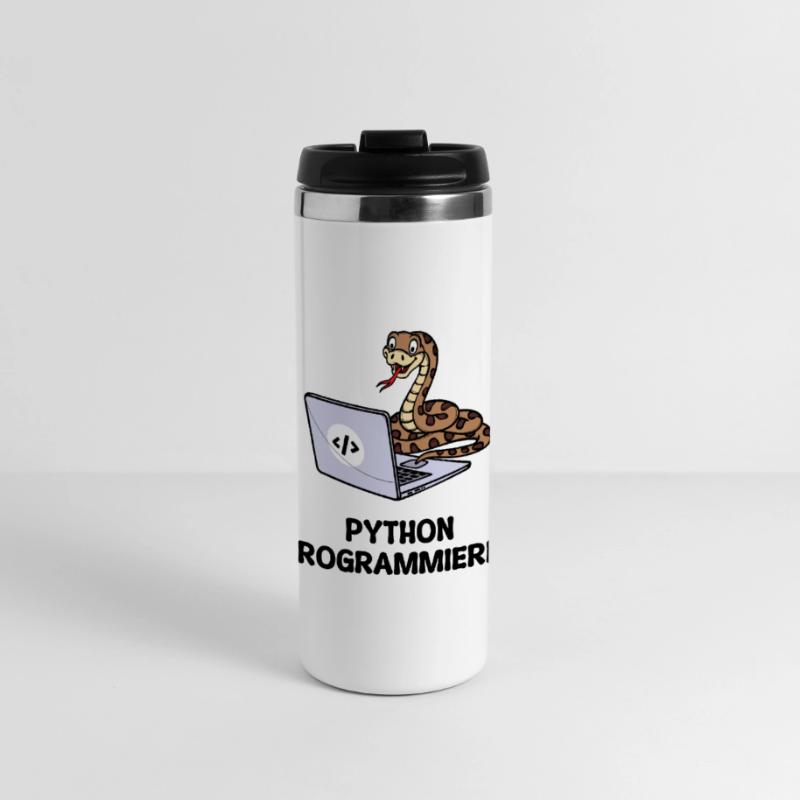 Programmierer Computer Code Developer Statement Panorama Thermobecher