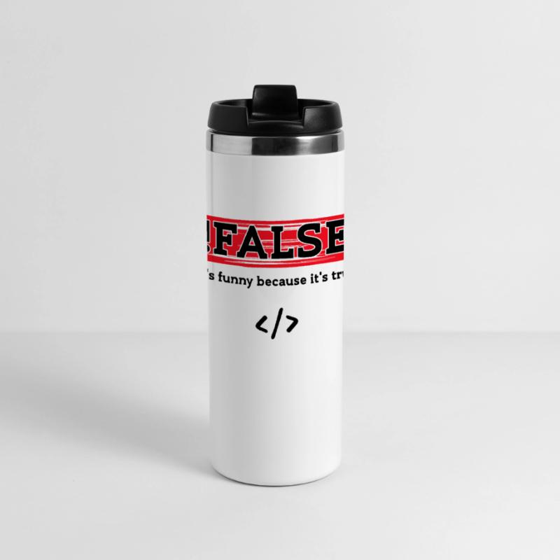 Code Debug Programmer Developer Funny Sayings Panoramic Thermal Cup