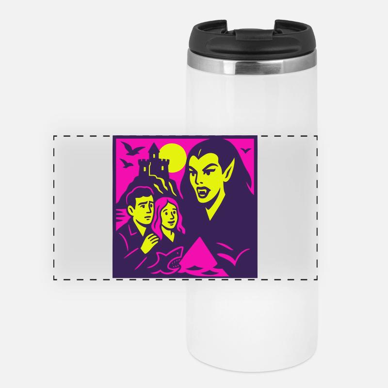 Horror Nostalgia - Panoramic Thermal Cup - white