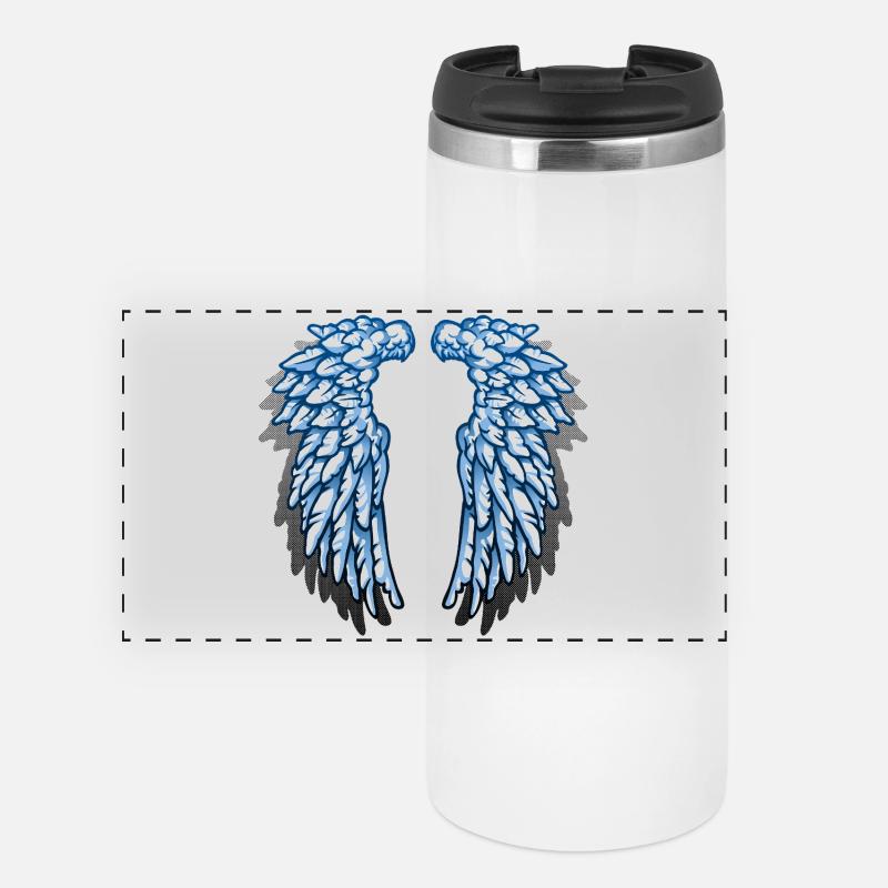 I am an angel - Panoramic Thermal Cup - white
