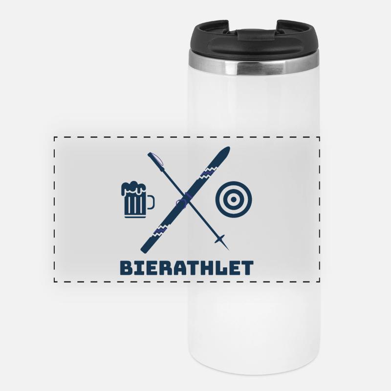 BIERATHLET  - Panorama Thermobecher - Weiß