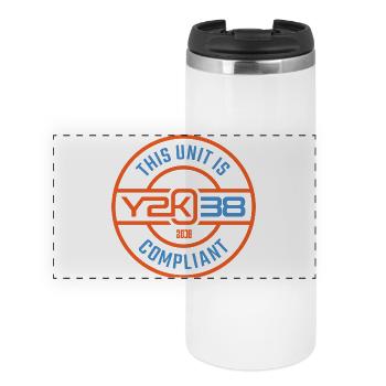 Cette unité est conforme au Y2K38 - Mug isotherme panoramique - blanc - Devant