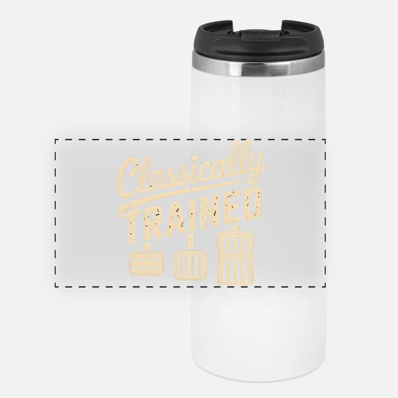 Classically Trained Auto Manual Transmission - Panoramic Thermal Cup - white