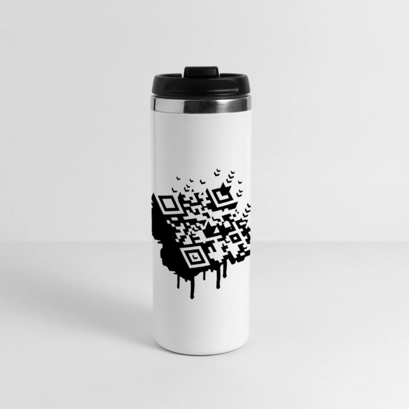 A 3D bar code as a graffiti Panoramic Thermal Cup