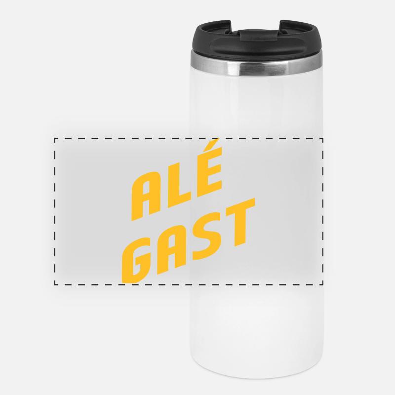 Alé Gast - Antwerp dialect - Panoramic Thermal Cup - white