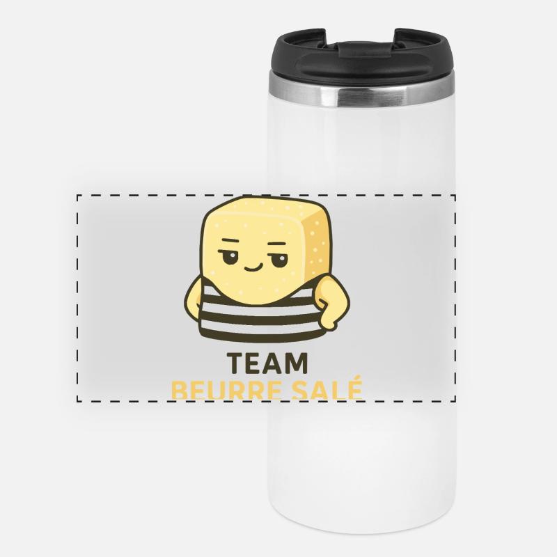 Salted Butter Team - Panoramic Thermal Cup - white