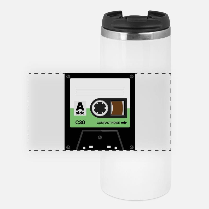 Tiny Cassette - Panoramic Thermal Cup - white