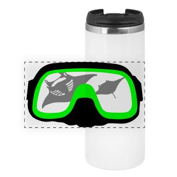 Diving goggles - Panoramic Thermal Cup - white - Front
