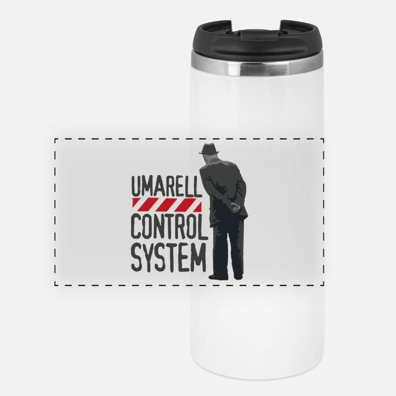 Umarell - Panoramic Thermal Cup - white