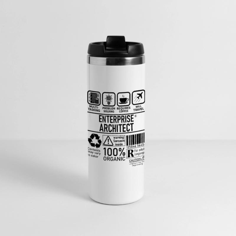 Enterprise Architect multi tasking problem solving Mug isotherme panoramique