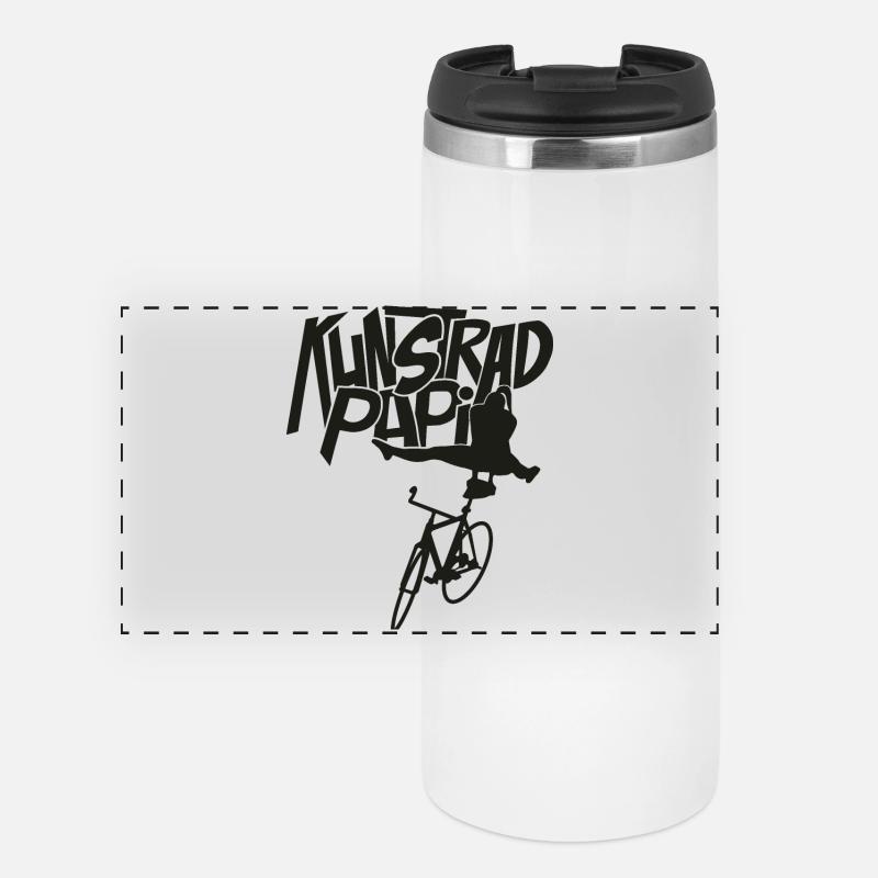 Artistic cycling, artistic cycling, indoor cycling - Panoramic Thermal Cup - white