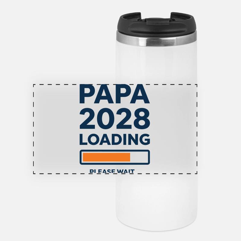Dad 2028 Loading - Panoramic Thermal Cup - white