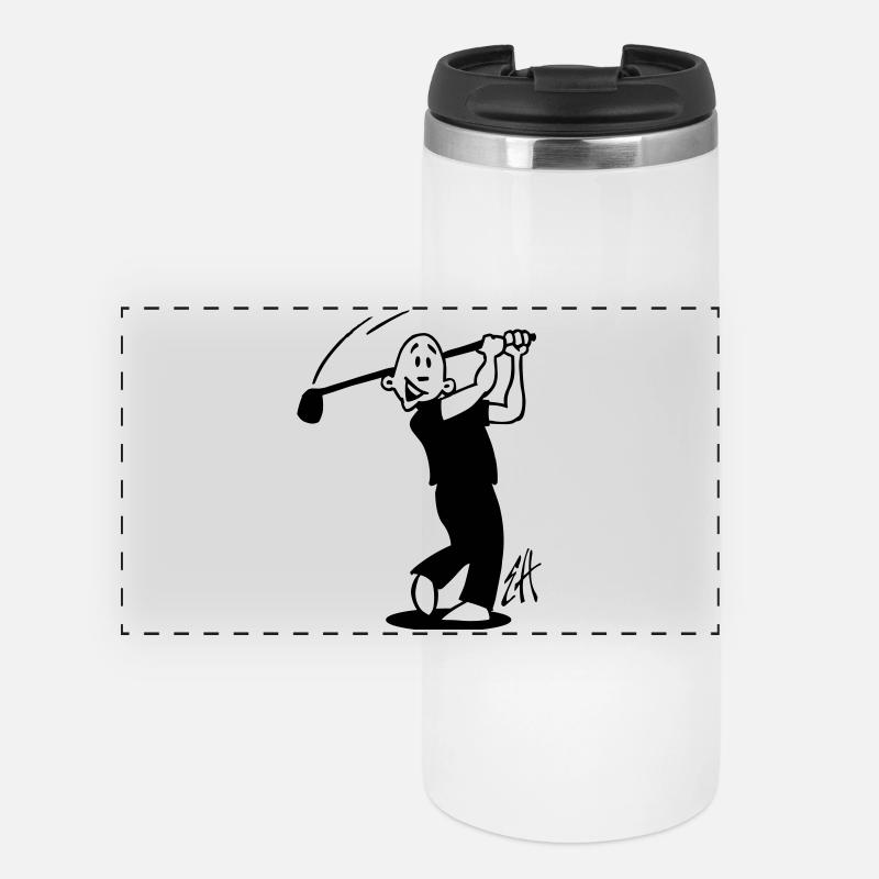 Golf - Mug isotherme panoramique - blanc