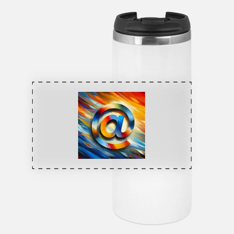 Symbol 5 - Panoramic Thermal Cup - white