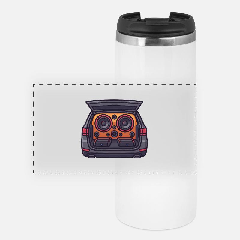 Design HiFi de voiture - Mug isotherme panoramique - blanc