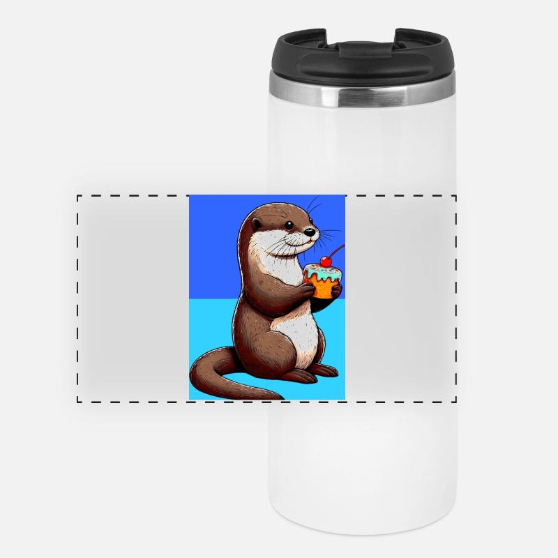 otter - Panoramic Thermal Cup - white