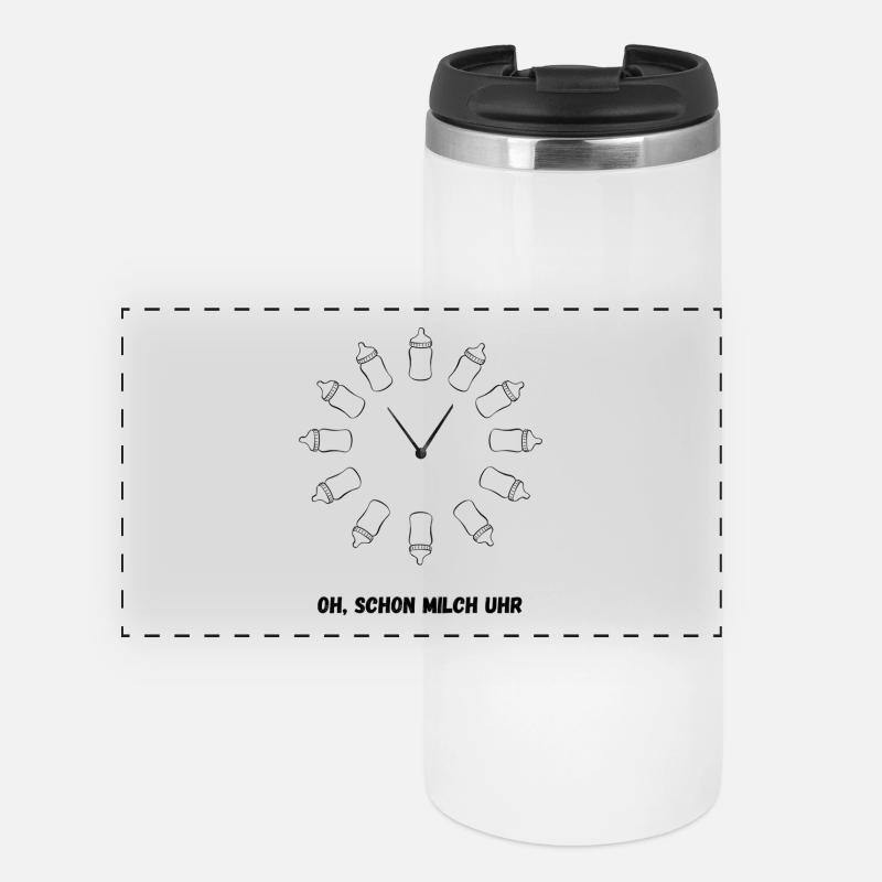 Watch made from baby bottles - Panoramic Thermal Cup - white