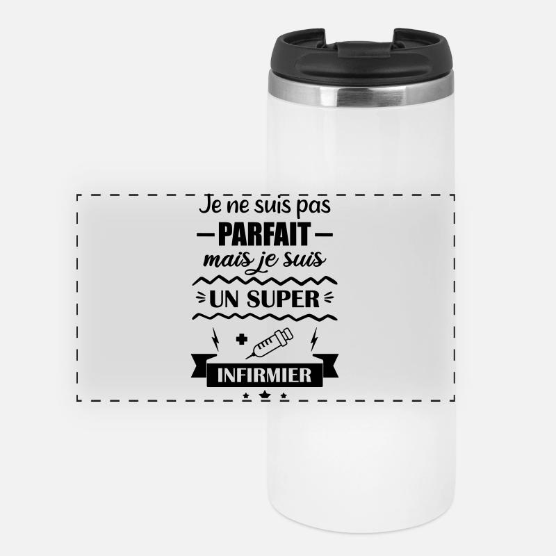 Super Infirmier Hôpital Soins - Panoramic Thermal Cup - white