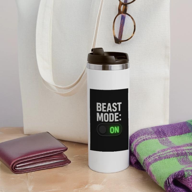 Beast Mod Turn On Switch Design Panoramic Thermal Cup