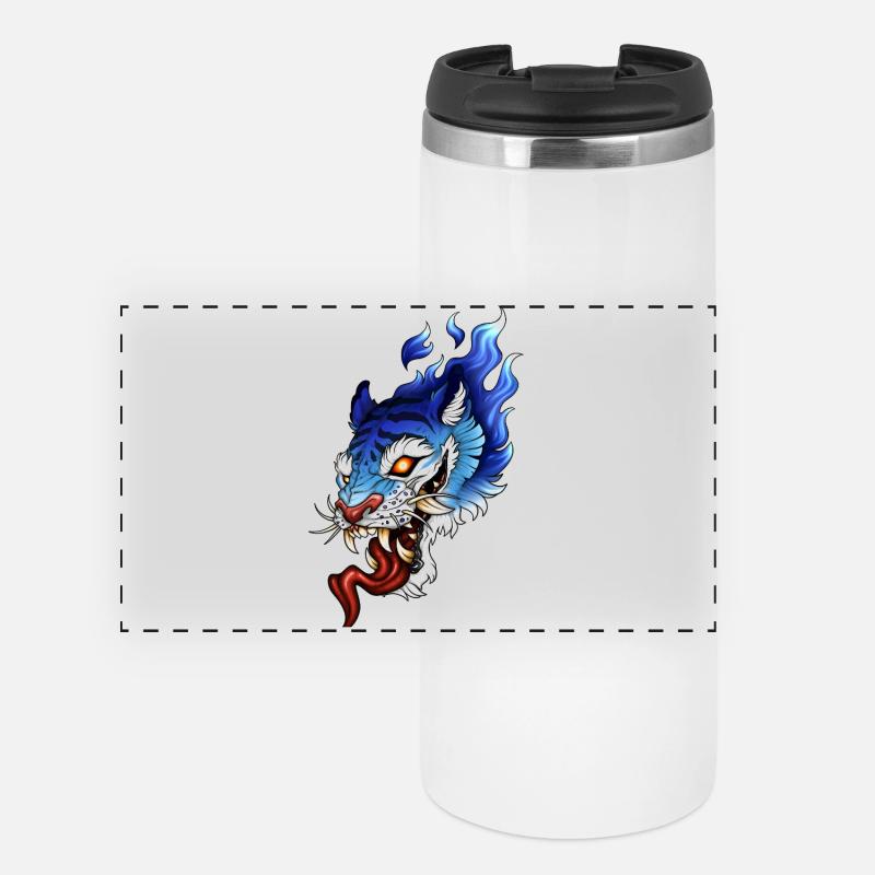 OniTiger - Panoramic Thermal Cup - white