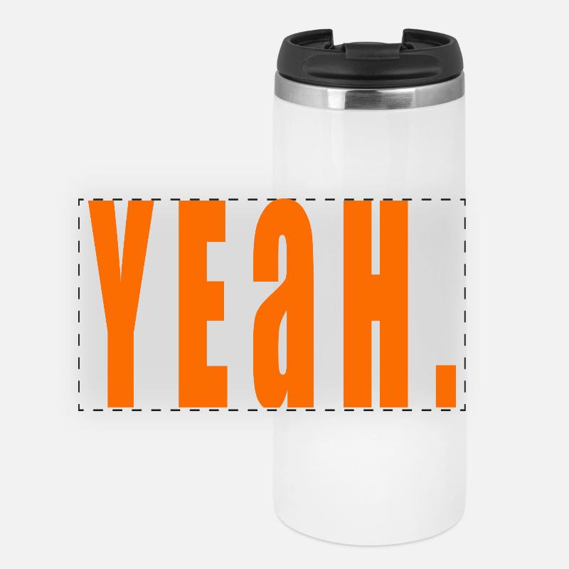 Yes - Panoramic Thermal Cup - white