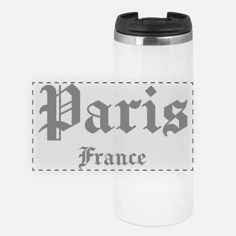 Paris, Frankreich, Gothic - Panorama Thermobecher - Weiß