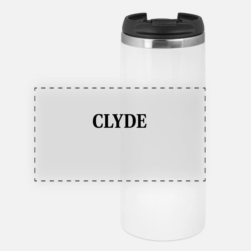 CLYDE - Panorama Thermobecher - Weiß