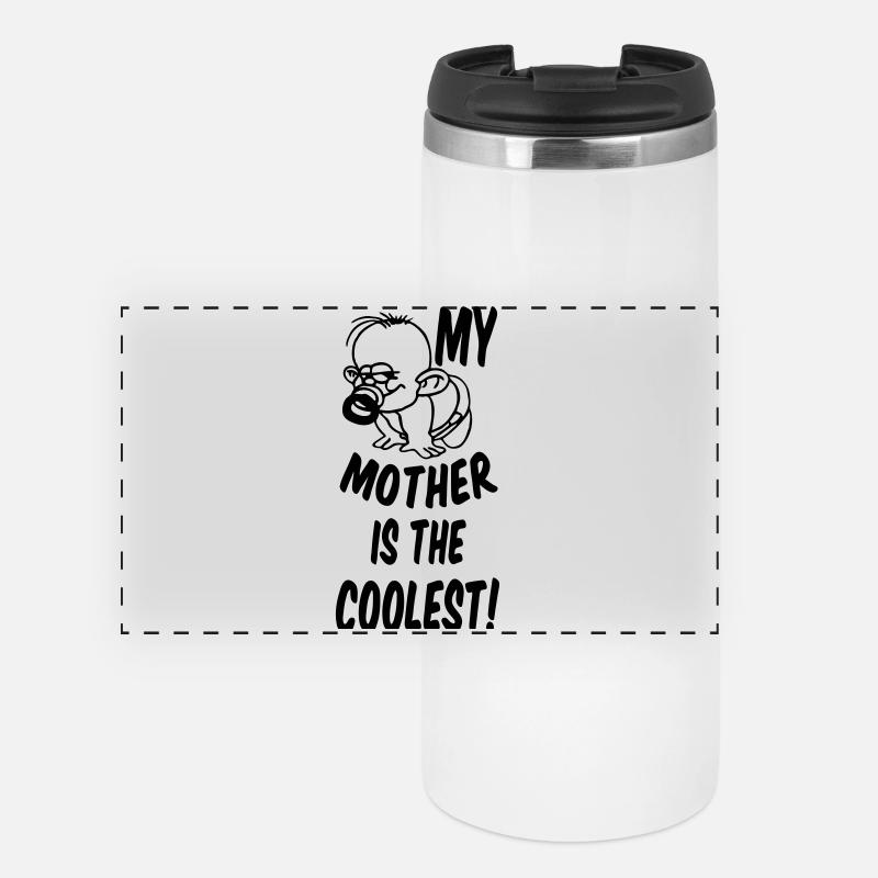 Coolest Mother - Panoramic Thermal Cup - white