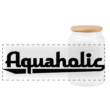 2541614 15910338 aquaholic - Panorama Keksdose mit Holzdeckel - Weiß - Vorne