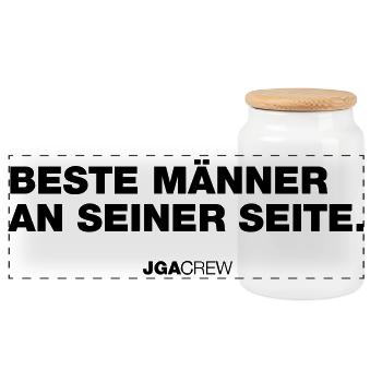 Meilleurs hommes (enterrement de vie de garçon) - Boîte à biscuits avec couvercle en bois - blanc - Devant