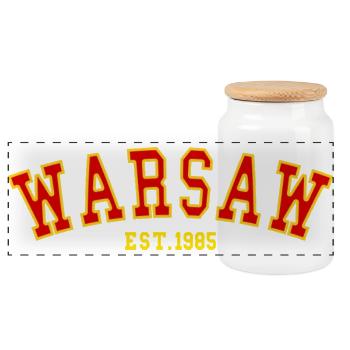 Warsaw_Est_1985 - Boîte à biscuits avec couvercle en bois - blanc - Devant