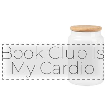 Book Club Mom | Funny Reading Tee - Panorama Keksdose mit Holzdeckel - Weiß - Vorne