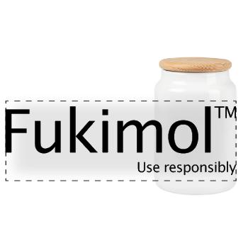 Don't Care Drug Fukimol Funny Men's Inappropriate - Panoramic Cookie Jar with Wooden Lid - white - Front