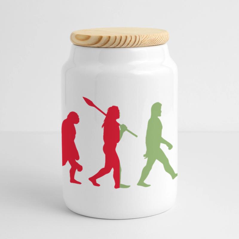 Mofa Evolution Mobylette Boîte à biscuits avec couvercle en bois