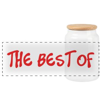 MAMIE. FÊTE DES MÈRES. BONNE FÊTE MAMIE. JE T'AIME - Boîte à biscuits avec couvercle en bois - blanc - Devant