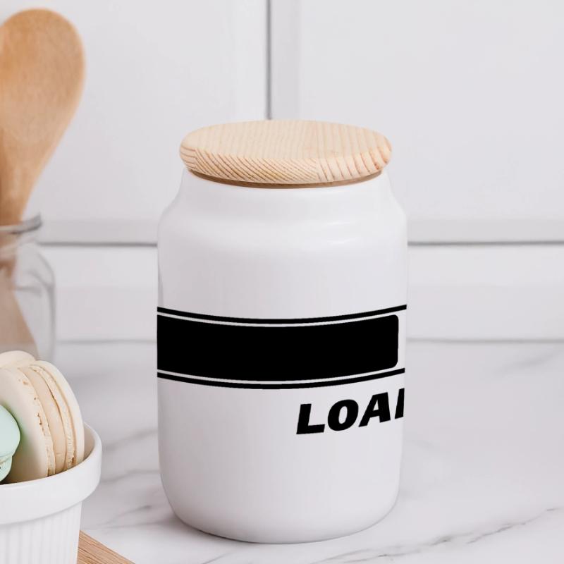 Loading Loading loader 2c Panoramic Cookie Jar with Wooden Lid