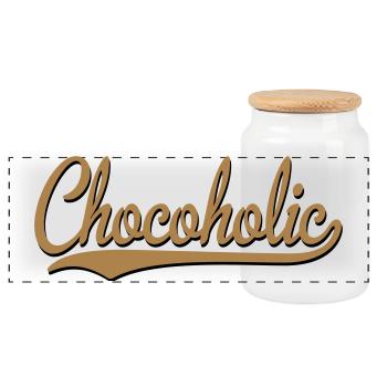 2541614 15352890 chocolate - Panorama Keksdose mit Holzdeckel - Weiß - Vorne