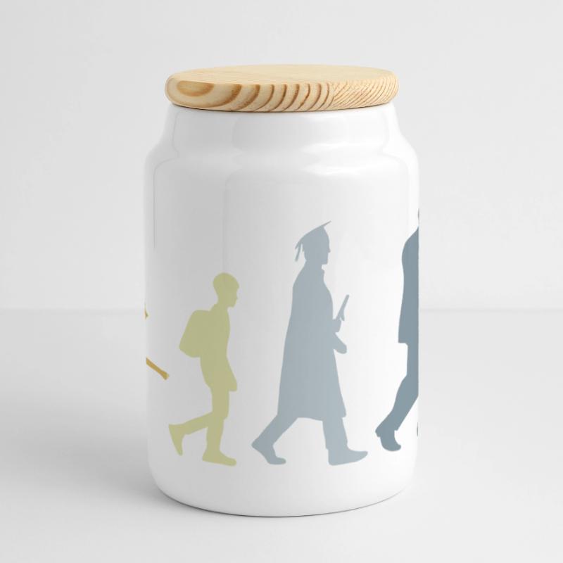 Évolution du guitariste Boîte à biscuits avec couvercle en bois