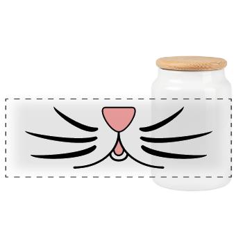 HUMOR. QUOTATION. MESSAGE. RETIREMENT. ANNIVERSARY. - Panoramic Cookie Jar with Wooden Lid - white - Front