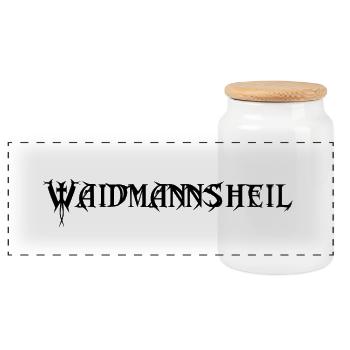 Good Hunting - Panoramic Cookie Jar with Wooden Lid - white - Front