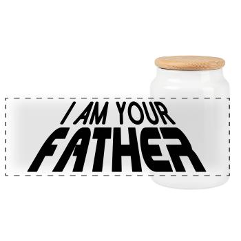 I am your FATHER 3D (1c) - Boîte à biscuits avec couvercle en bois - blanc - Devant