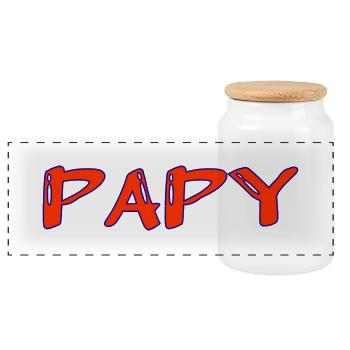 RETRAITE. BONNE RETRAITE. JOYEUSE RETRAITE - Boîte à biscuits avec couvercle en bois - blanc - Devant