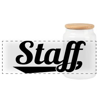 2541614 127337063 STAFF - Panorama Keksdose mit Holzdeckel - Weiß - Vorne