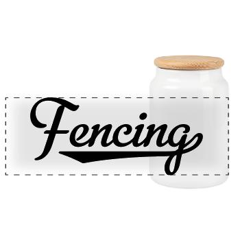 2541614 15587940 fencing - Panorama Keksdose mit Holzdeckel - Weiß - Vorne