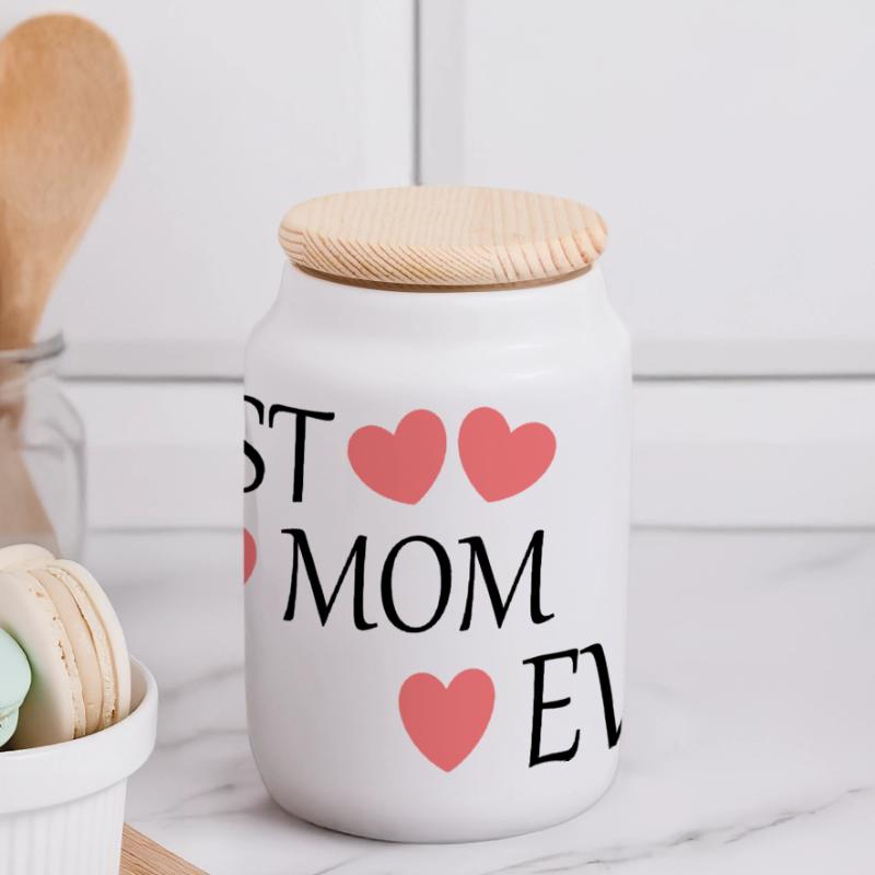 Muttertags Geschenk Mutter Muttertag Geschenkidee Panorama Keksdose mit Holzdeckel