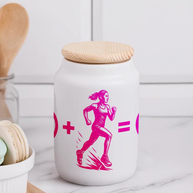 Conception de la course à puissance de course Boîte à biscuits avec couvercle en bois