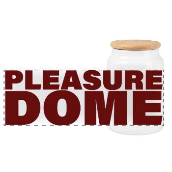 DOME DE PLAISIR - Boîte à biscuits avec couvercle en bois - blanc - Devant